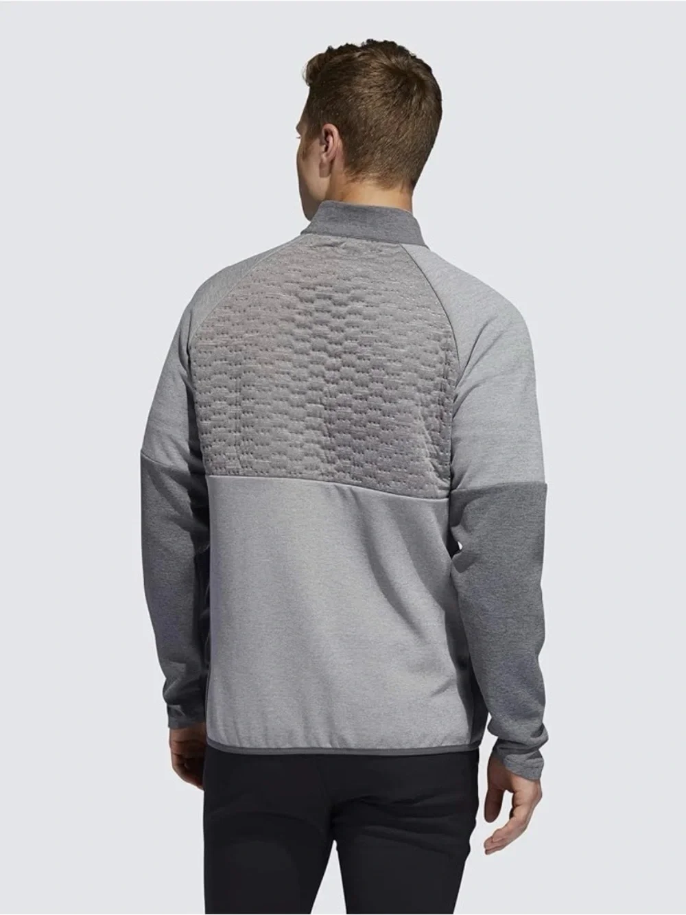 adidas Golf Mens Frostguard Quarter Zip Pullover Performance Jacket Size Large